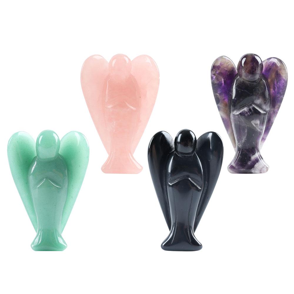 3" Crystal Carving Angel Wholesale Crystals