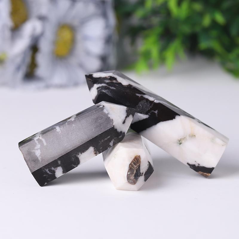 Natural Zebra Jasper Point for Sale Healing Tower Wholesale Crystals