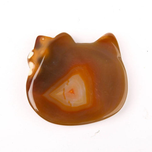 Druzy Agate Hello Kitty Carvings Wholesale Crystals