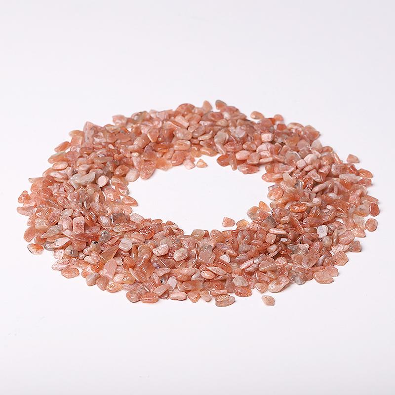 0.1kg Different Size Natural Golden Strawberry Quartz Chips Crystal Chips for Decoration Wholesale Crystals