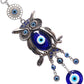 Blue Evil Eye Owl 11.7 Inches Pendant Decoration Wholesale Crystals