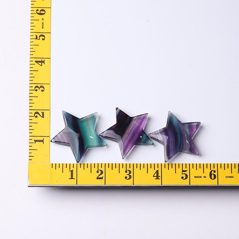 2" Fluorite Star Crystal Carvings Wholesale Crystals