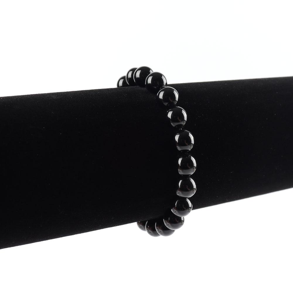 8mm Black Obsidian Bracelet Wholesale Crystals