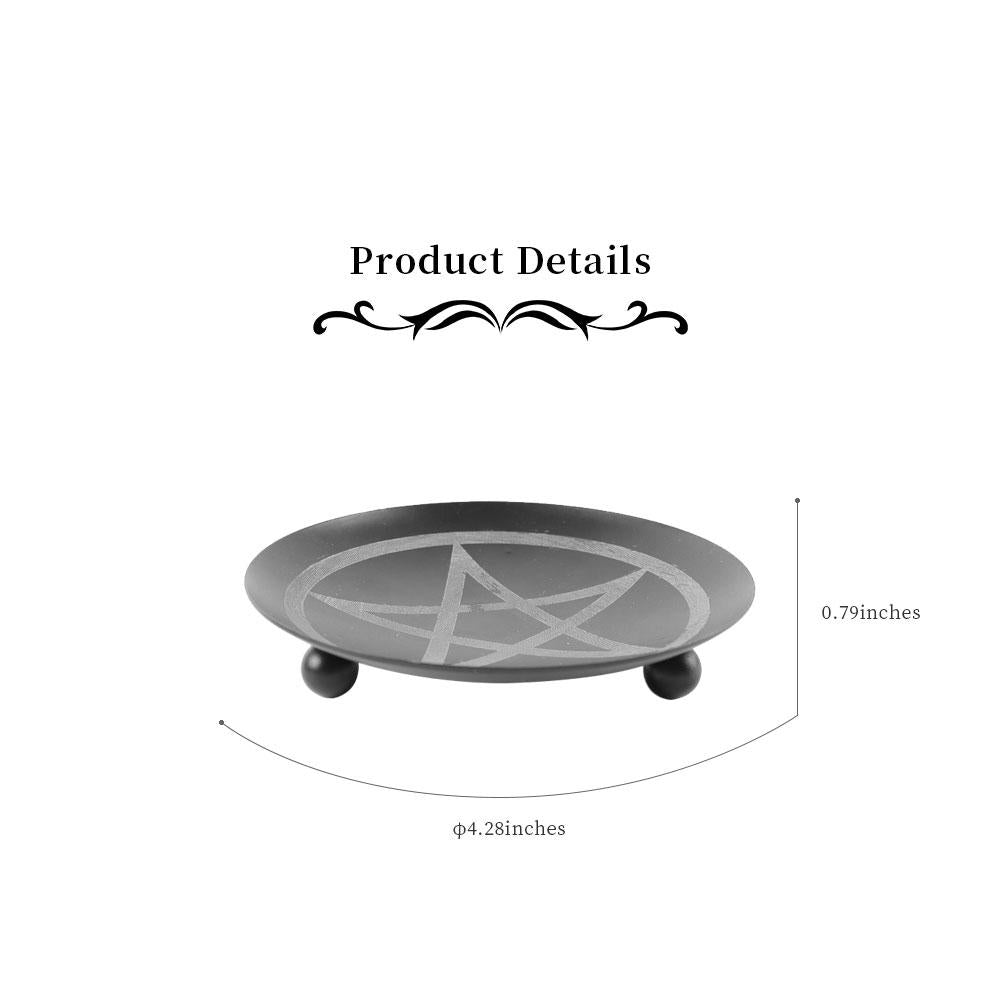 Black Metal Plate Stand Wholesale Crystals