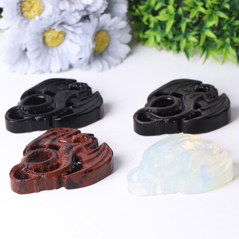 4" High Quality Dragon Crystal Carvings for Decoration Wholesale Crystals