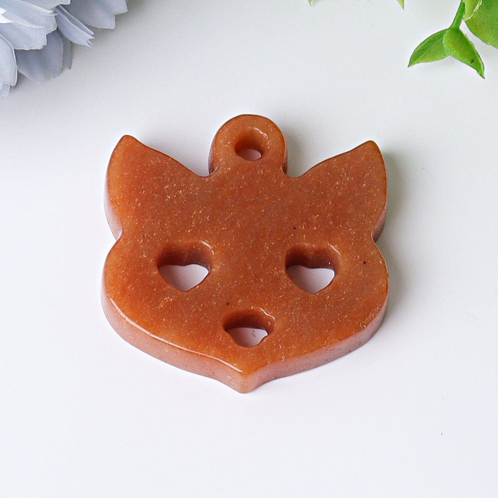 2" Fox Face Crystal Carvings Wholesale Crystals