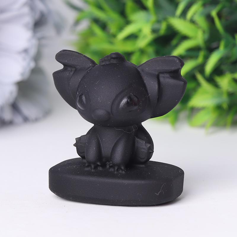 2" Black Obsidian Crystal Carvings Wholesale Crystals