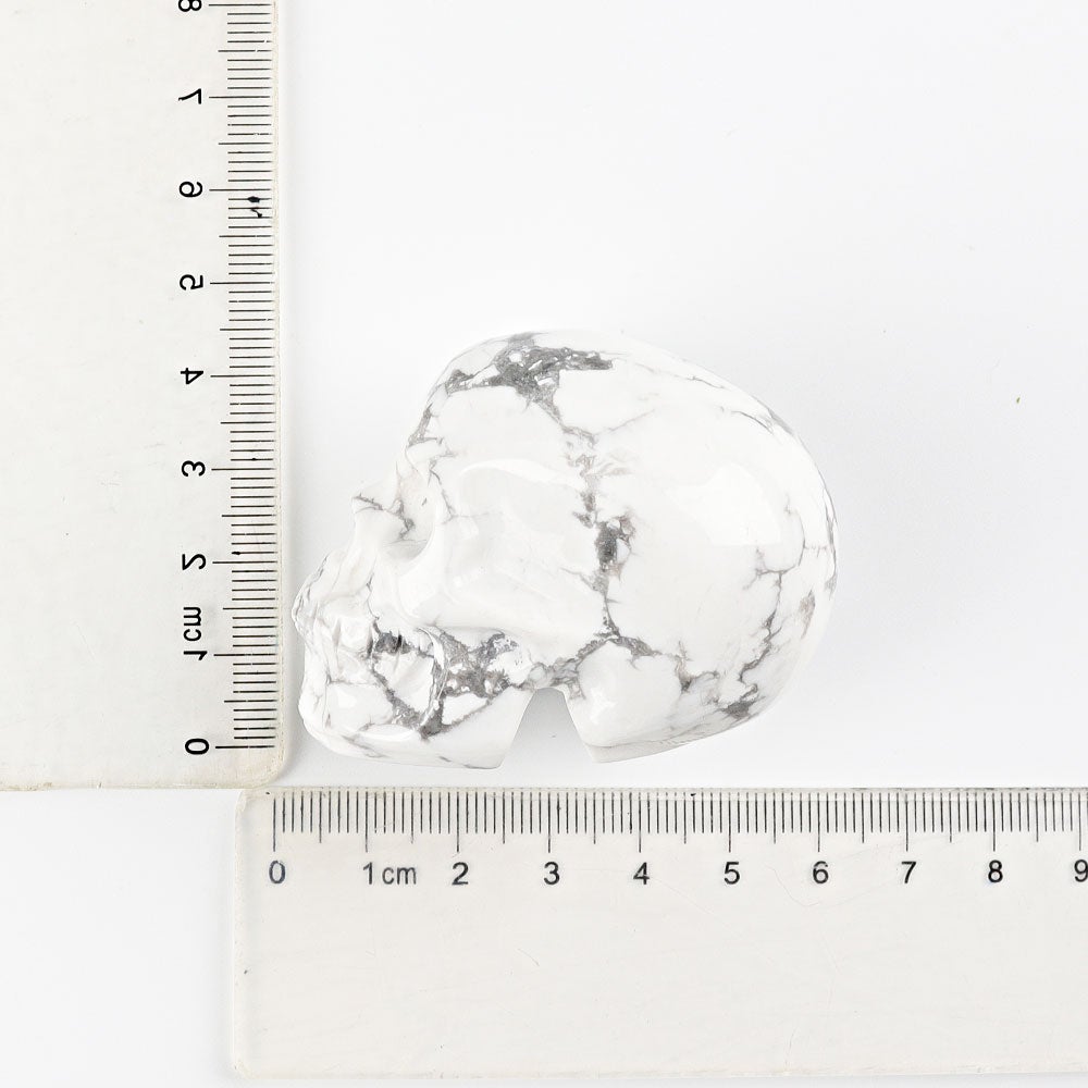 2" Howlite Skull Crystal Carvings Wholesale Crystals