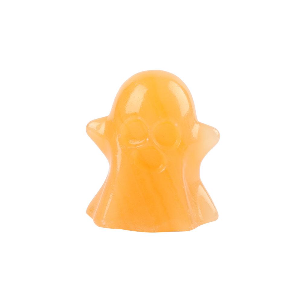 2" Hand Carved Honey Calcite Ghost Wholesale Crystals