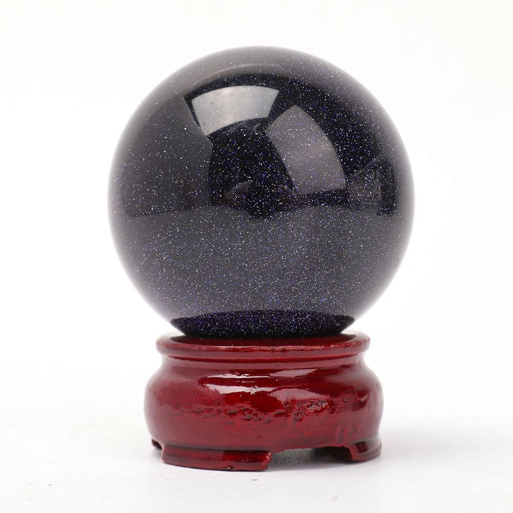 Blue Sandstone with Wooden Stand Wholesale Crystals