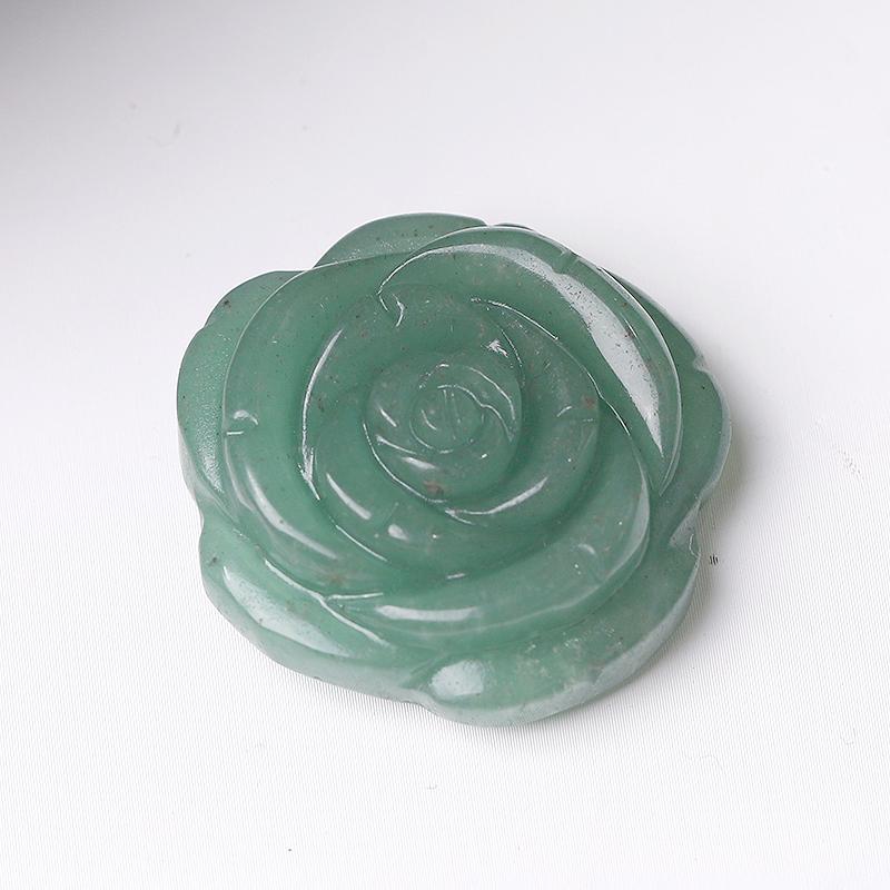1.2" Rose Flower Crystal Carvings Wholesale Crystals