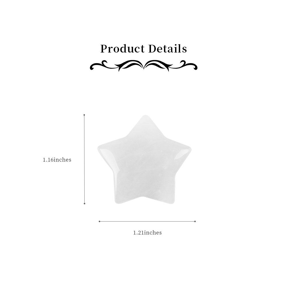 Crystal Carving Polished Star Shape Palm Pocket Stones Wholesale Crystals