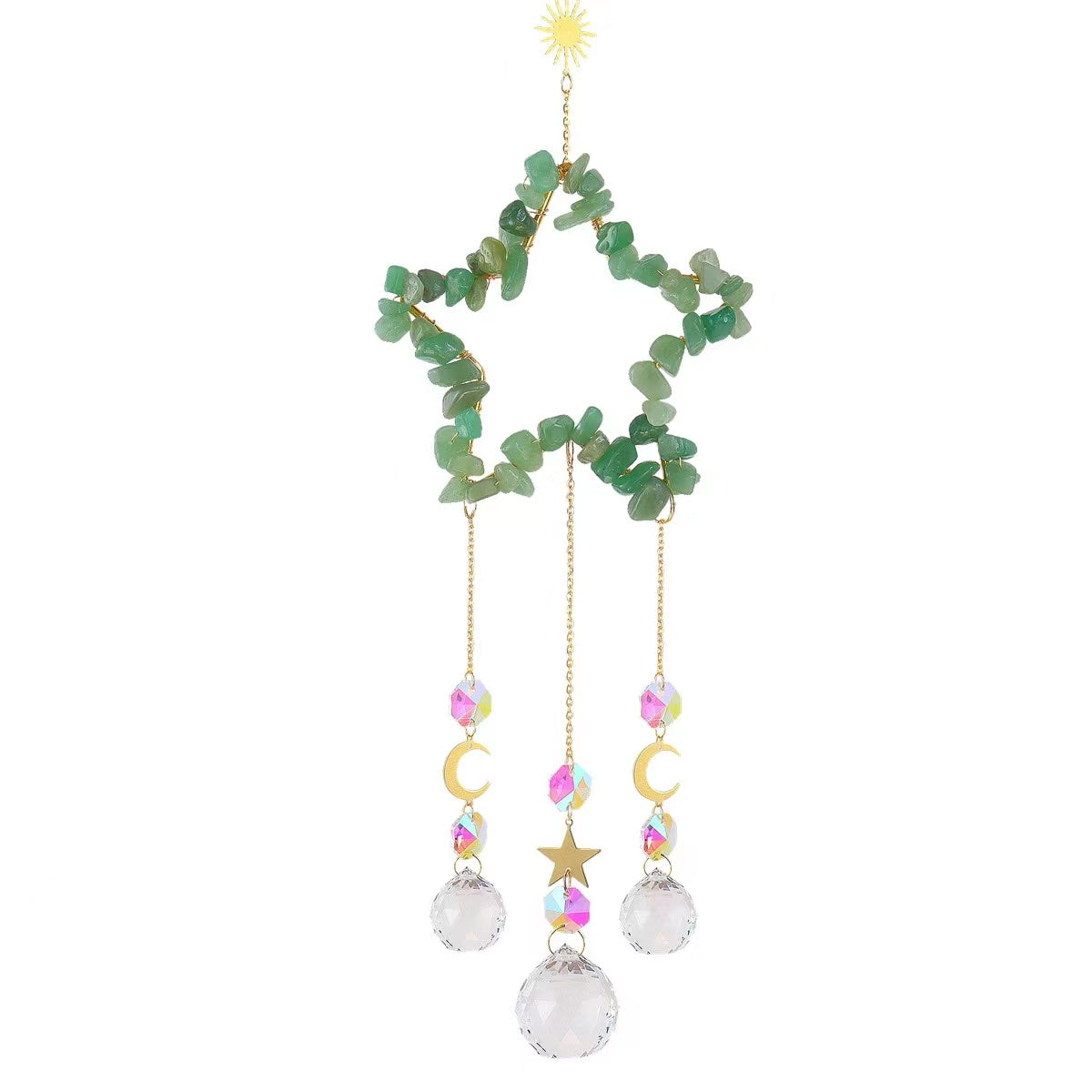 11cm Crystal Suncatcher Hanging Ornament for Home Decor Bulk Wholesale  Wholesale Crystals