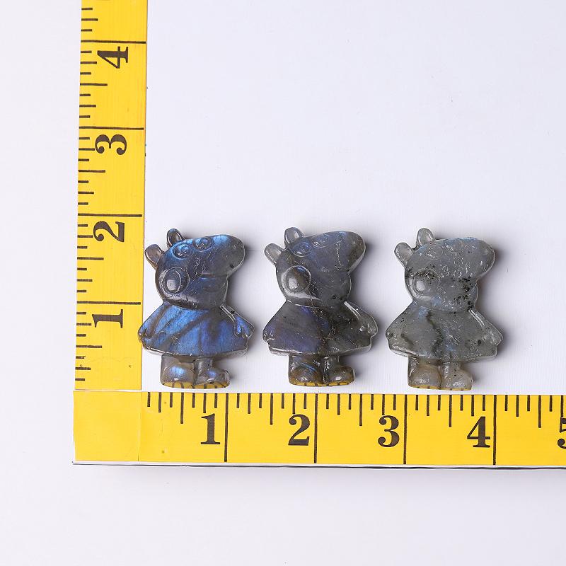 1.8" Peppa Pig Crystal Carvings Wholesale Crystals