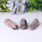 Wholesale Natural Crystal Spiritual Healing Stones Rhodonite Point Tower for Decoration Wholesale Crystals