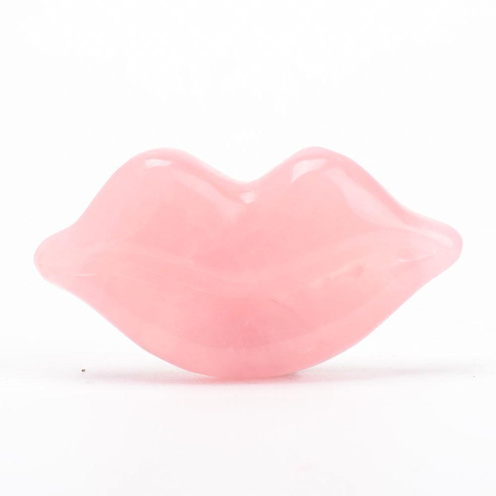 Rose Quartz Lips Shape Crystal Carving Wholesale Crystals