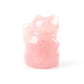 2" Rose Quartz Crystal Carving Lucky Cat Wholesale Crystals