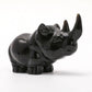 Black Obsidian Rhino Carvings Wholesale Crystals