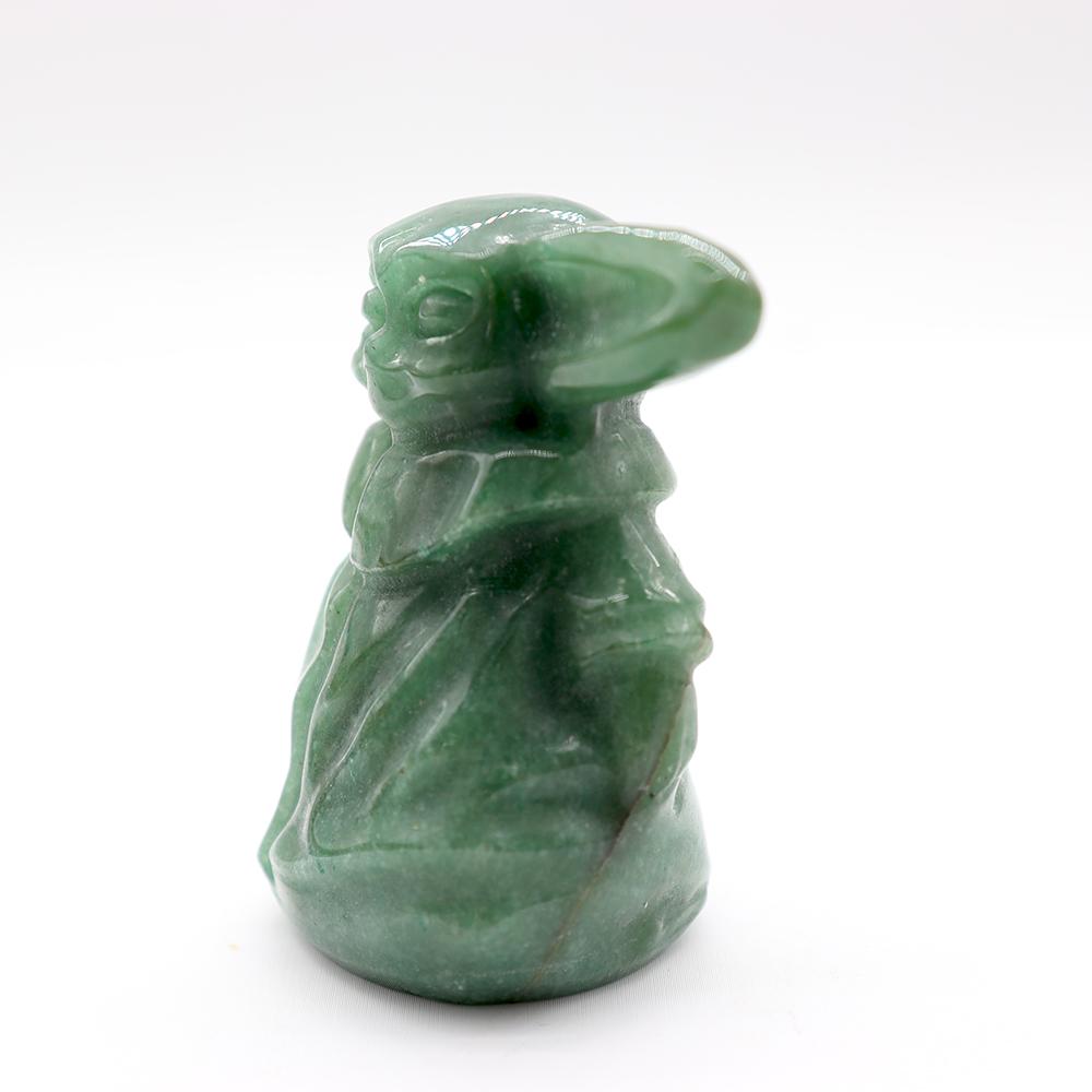 Master Yoda Aventurine Crystal Carvings Wholesale Crystals