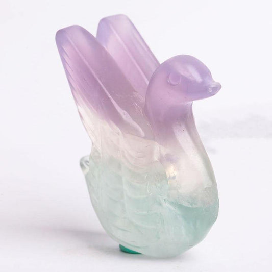 Mini Fluorite Animal Figurine Crystal Carvings Wholesale Crystals
