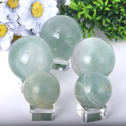 2.5"-4.0" Fluorite Sphere Wholesale Crystals