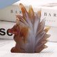 Druzy Agate Nine Tail Fox Carvings Wholesale Crystals