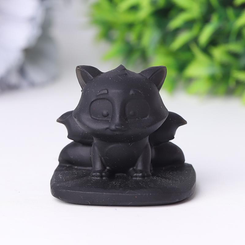 2" Black Obsidian Crystal Carvings Wholesale Crystals