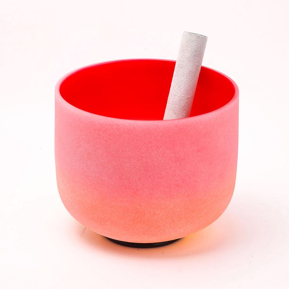 8 inches Large Aura Quartz Singing Bowl Wholesale Crystals