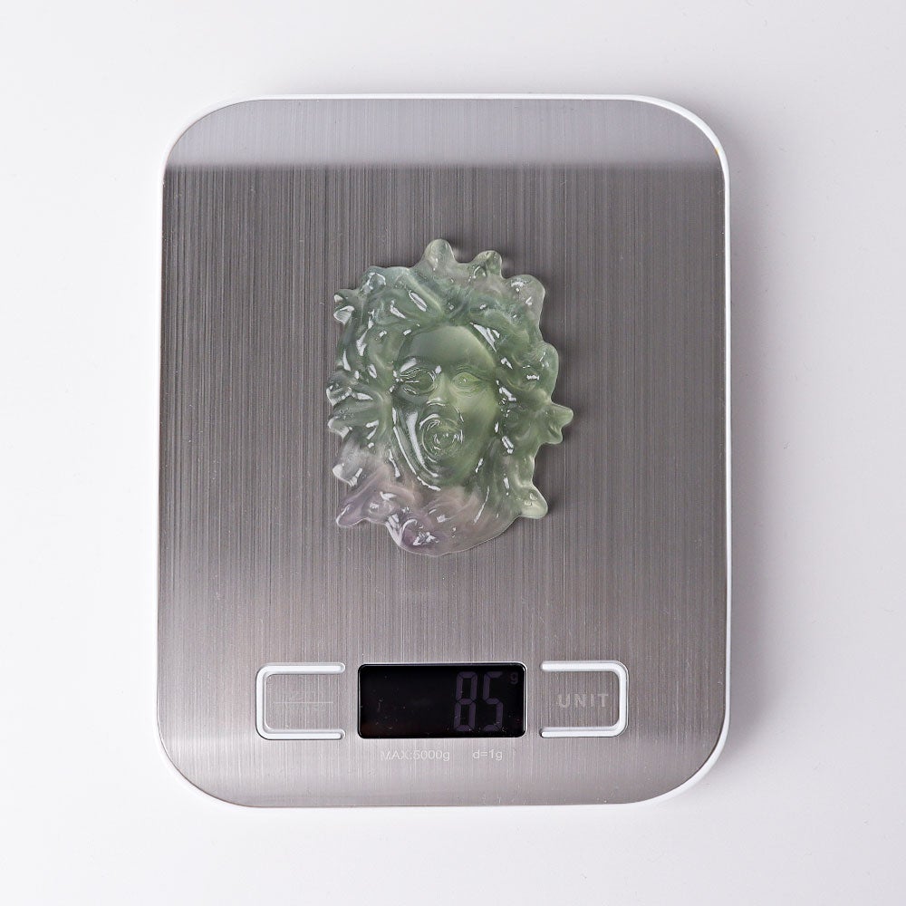 3" Fluorite Medusa Crystal Carvings Wholesale Crystals