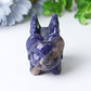 2.3" Sodalite Flying Pig Crystal Carvings Wholesale Crystals