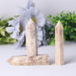 Wholesale Natural Flasing Peach Moonstone Points Wholesale Crystals