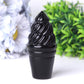 4" Black Obsidian Ice Cream Crystal Carvings Wholesale Crystals