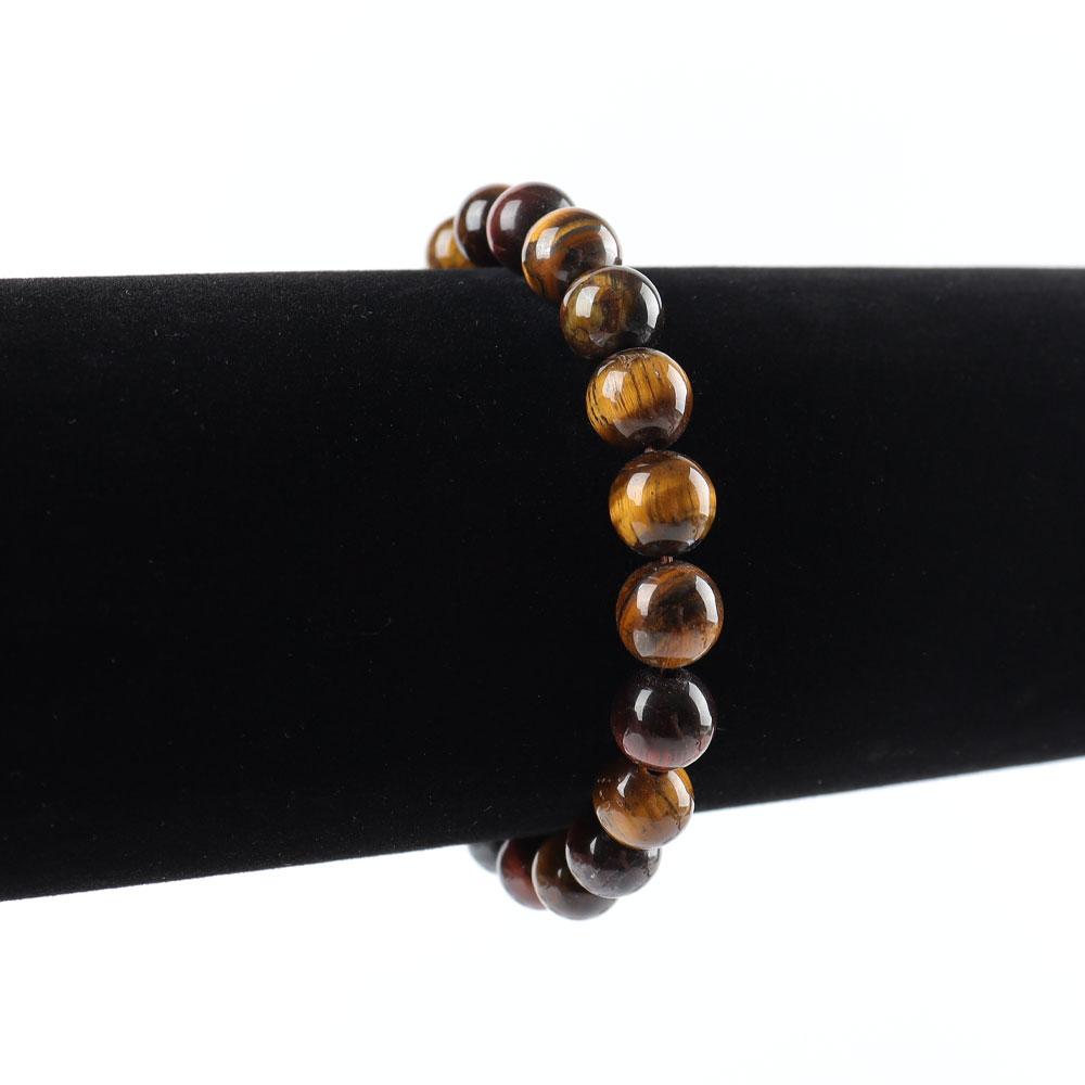 8mm Rainbow Tiger Eye Bracelet Wholesale Crystals