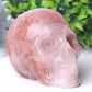 3.5" Fire Quartz Skull Crystal Carvings Wholesale Crystals