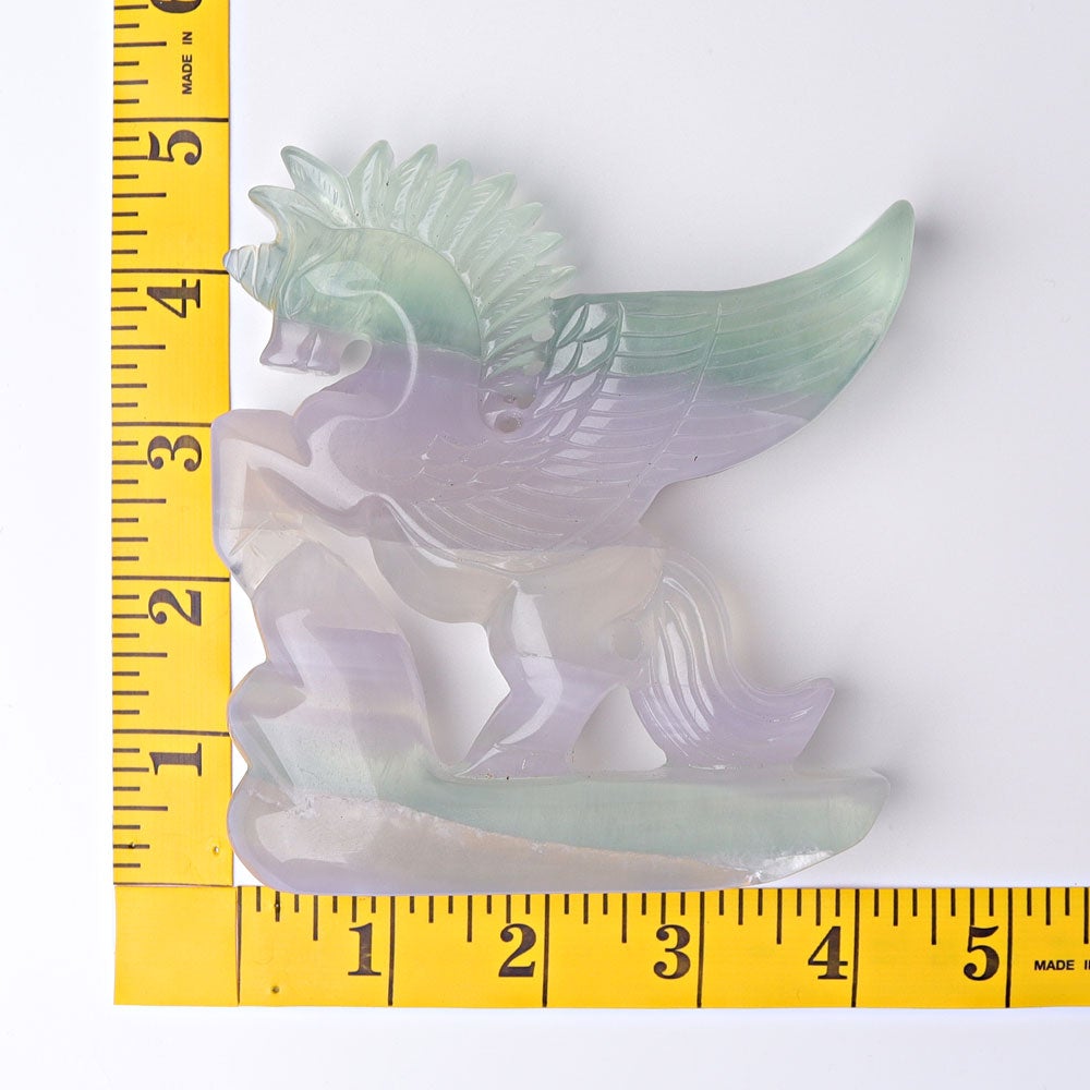 4.5" Fluorite Unicorn Crystal Carvings Wholesale Crystals