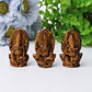 1.9" Tiger's Eye Ganesha Crystal Carving Wholesale Crystals
