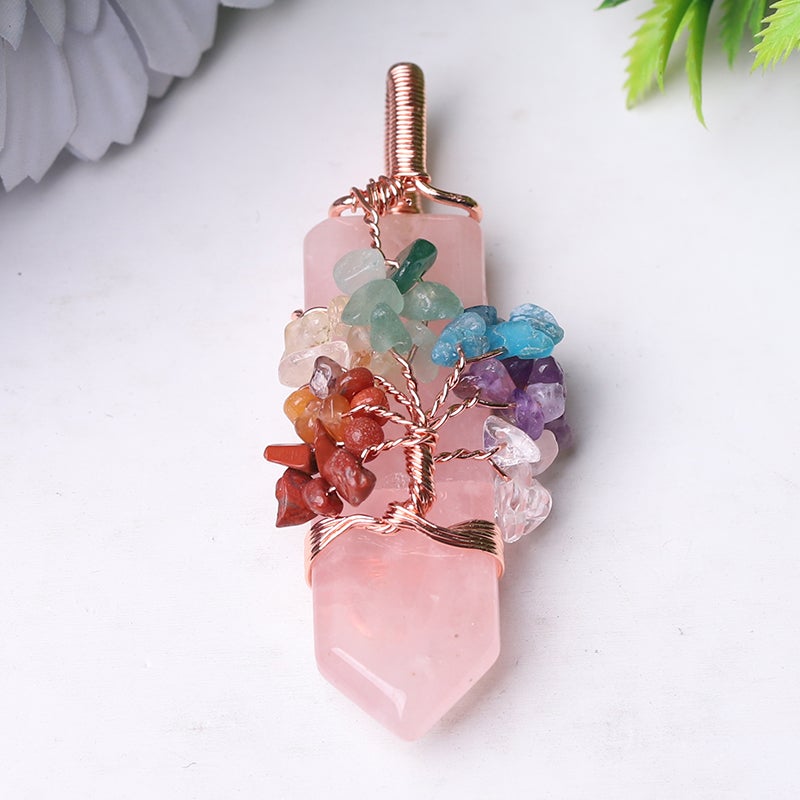 2.5" Tree of Life Crystal Pendant Wholesale Crystals