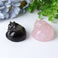 2.3" Sleeping Cat Crystal Carvings Wholesale Crystals