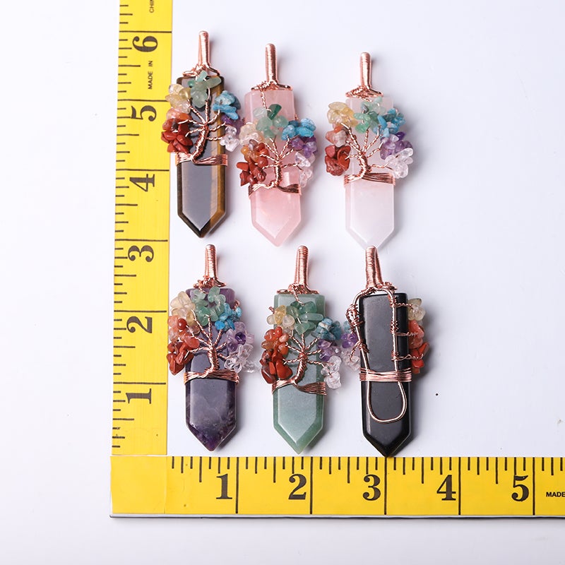 2.5" Tree of Life Crystal Pendant Wholesale Crystals