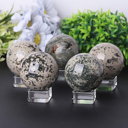 1.5"-4.0" Ocean Jasper Sphere Wholesale Crystals
