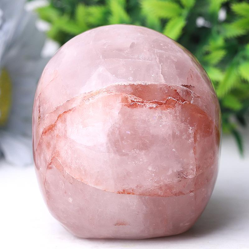 3.5" Fire Quartz Skull Crystal Carvings Wholesale Crystals