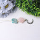 Sky Blue Rose Quartz Raw Stone Crystal Hanging Wholesale Crystals