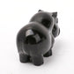 Black Obsidian Hippo Carvings Wholesale Crystals