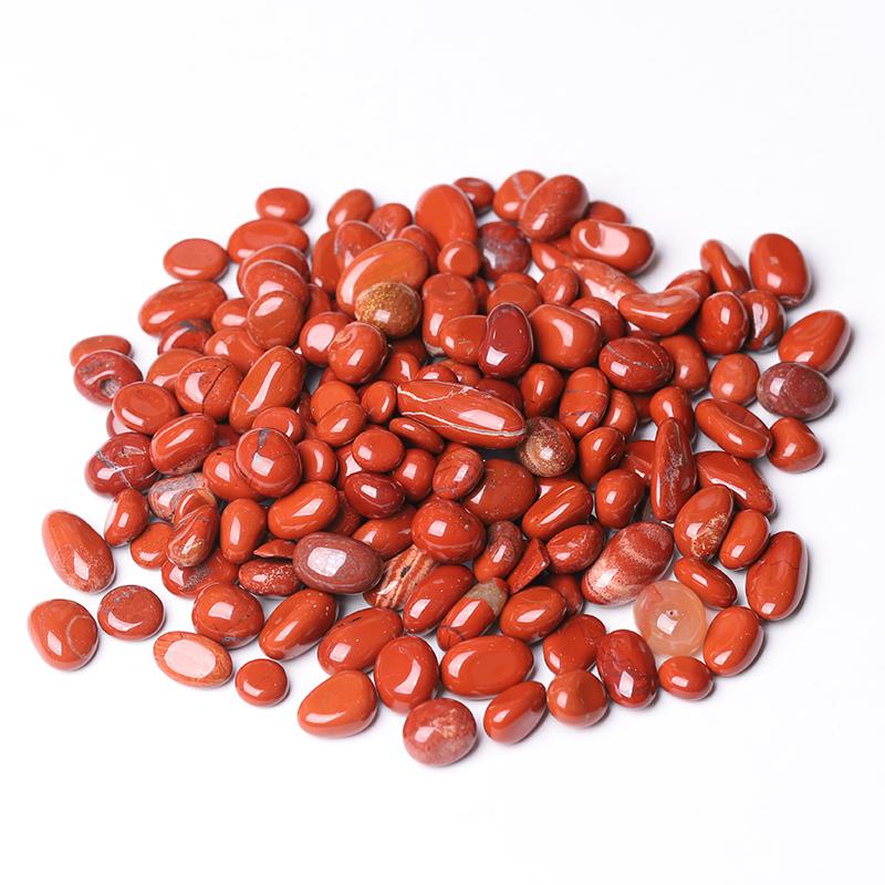 0.1kg 15-20mm Natural Red Jasper Tumbles Wholesale Crystals