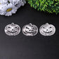 2.5" Selenite Pumpkin Face Hand Carving Halloween Gift Wholesale Crystals