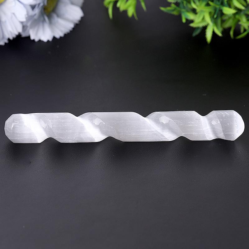 6" Aura Selenite Wand Wholesale Crystals