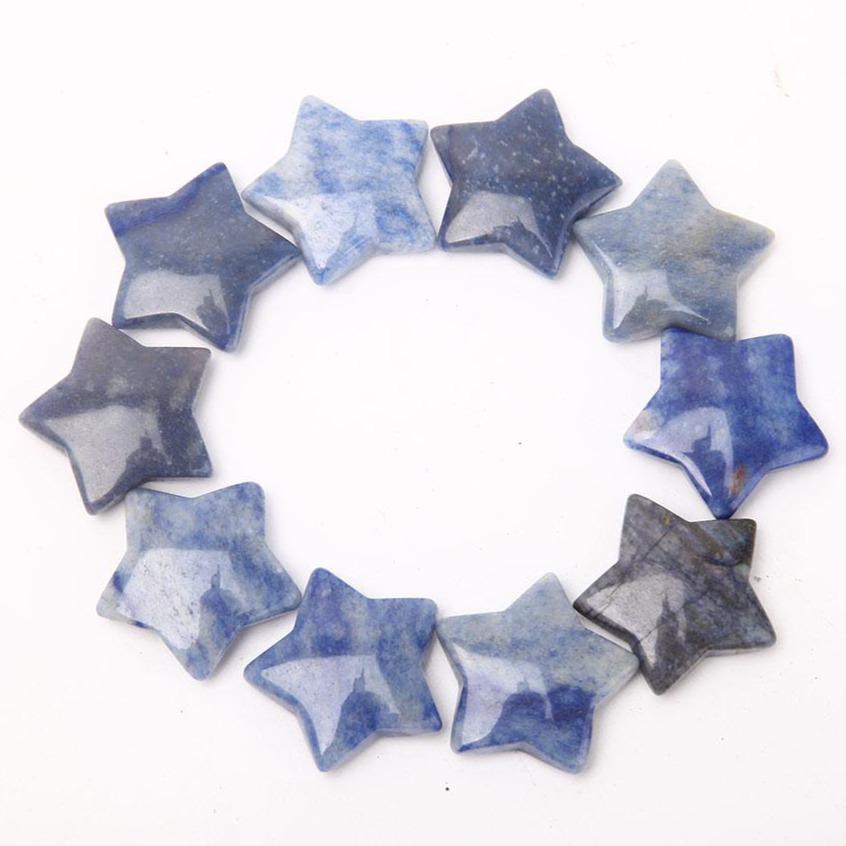 Blue Aventurine Star Carvings Wholesale Crystals