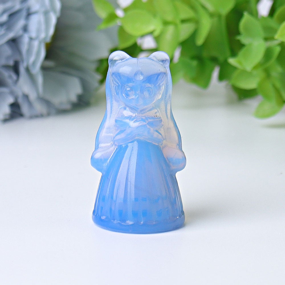 1.9" Opalite Princess Serenity Crystal Carvings Wholesale Crystals