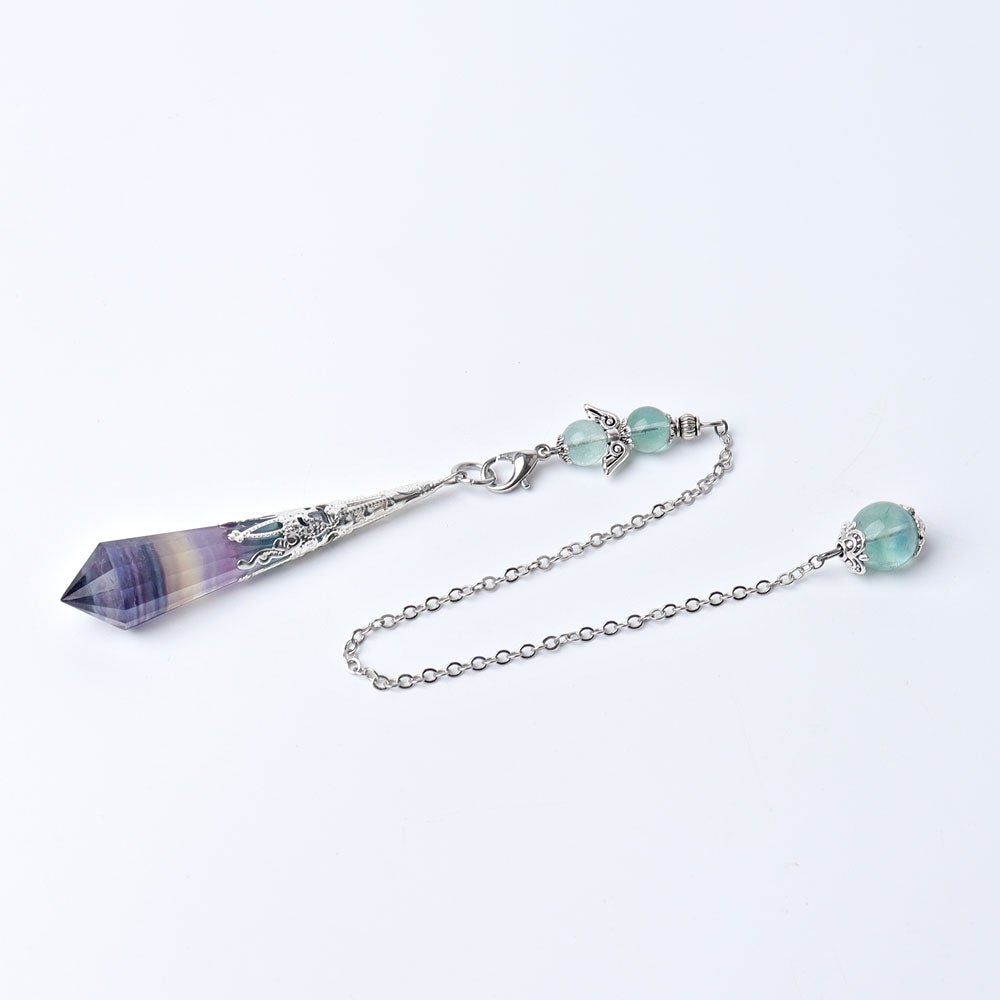 11.8" Long Chain Crystal Pendulum Wholesale Crystals