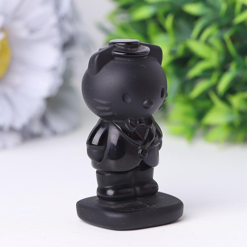 2" Black Obsidian Crystal Carvings Wholesale Crystals